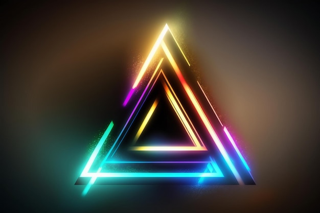 Neon triangle wallpapers that are for mobile