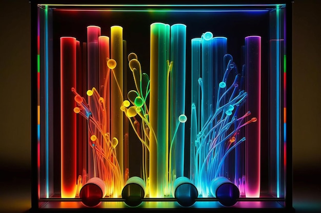 A neon tubes