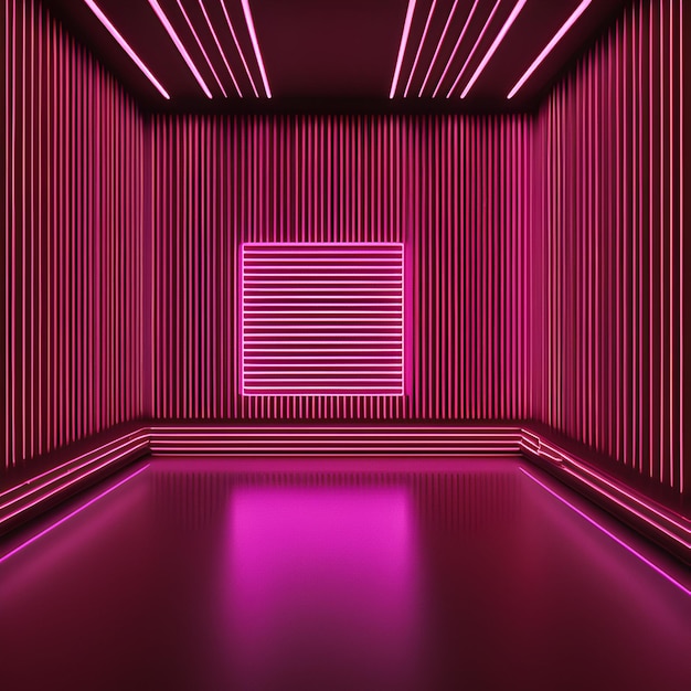 Neon wall background