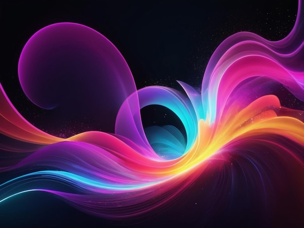 Neon Wave Explosion achtergrond