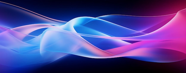 Neon Waves Background