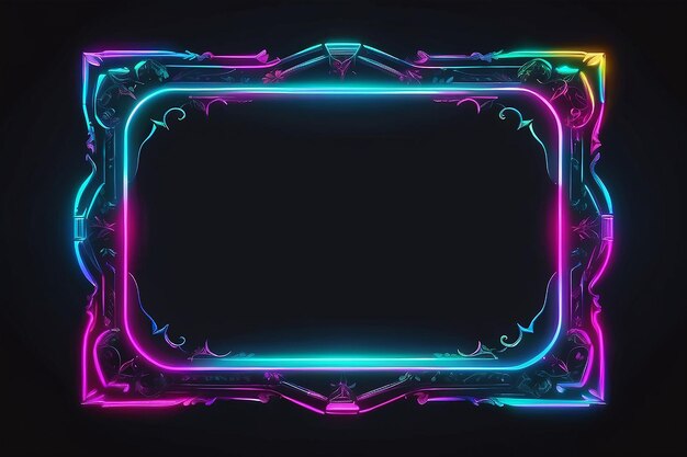 Neonframe sjabloon