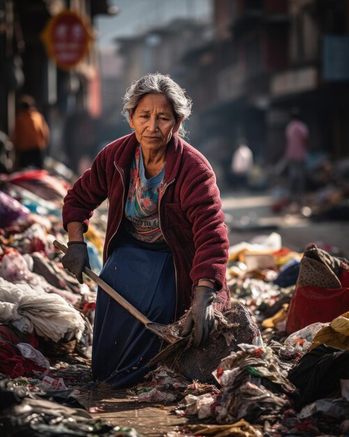 Непальская женщина бедная