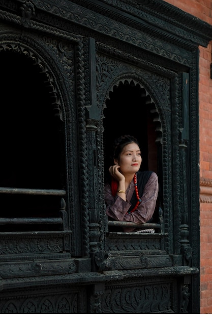 Foto nepalese culturele jurk