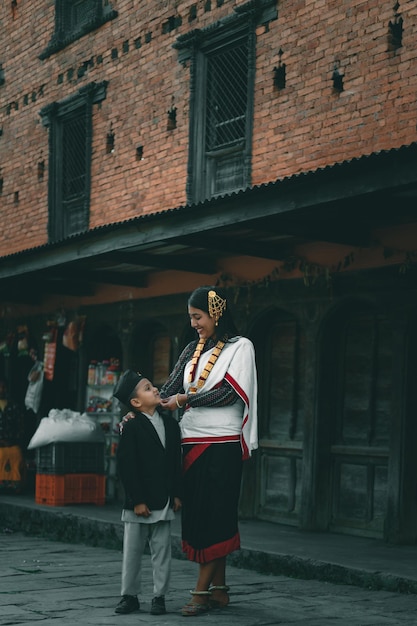 Photo nepali cultural dress