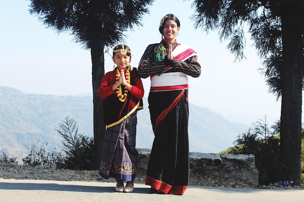 Nepali cultural dressed