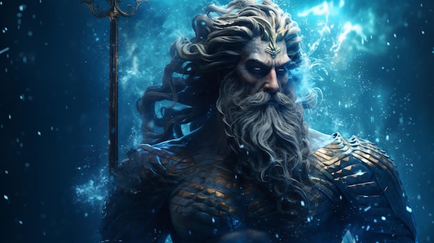 Neptune is the god of the underwater sea poseidon