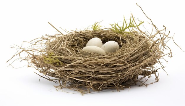 Photo nest elegance side view isolated