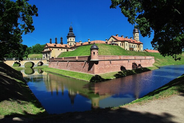 Nesvizh castle in Belarus country