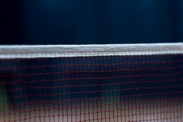 Net in tennis court