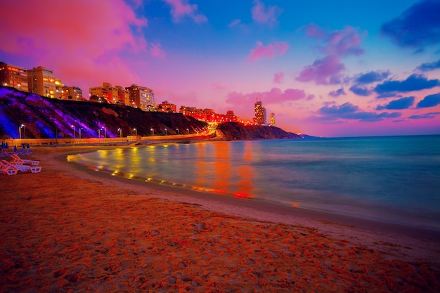 Netanya city at sunset, Israel