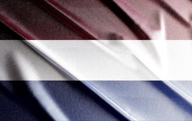 Netherlands 3d flag, beautiful country flag in the world, background, banner, postr, abstract.