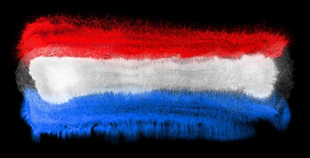 オランダ国旗のイラスト