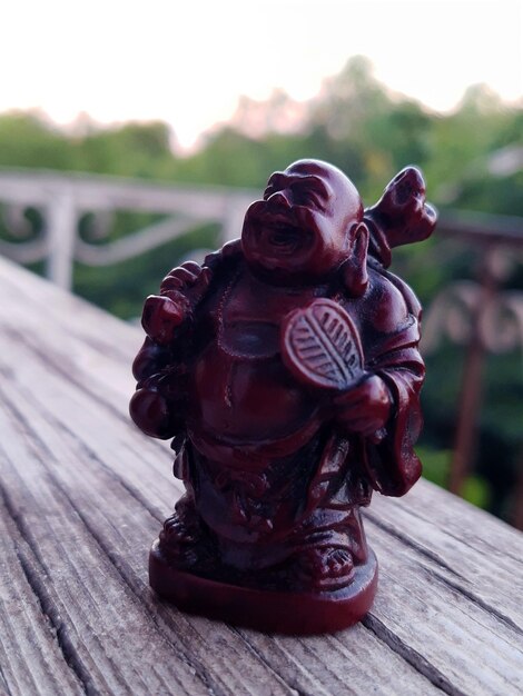 Netsuke Hotei closeup