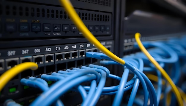 Netwerkapparatuur Draadverbindingsapparatuur Netwerkhardware Uitrusting voor systeembeheerder St