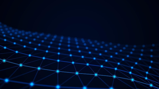 ネットワークの構造 抽象技術の背景 科学の背景 ビッグデータの背景 デジタル 3D レンダリング