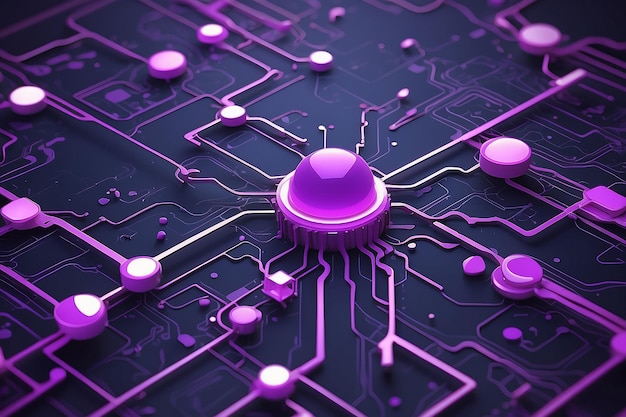 Network connections technology background