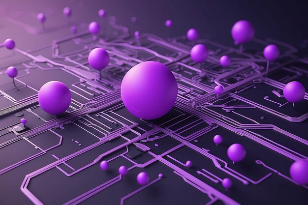 Network connections technology background