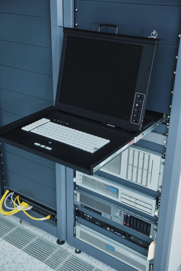 Photo network server room