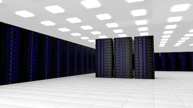Сетевые серверы в центре обработки данных