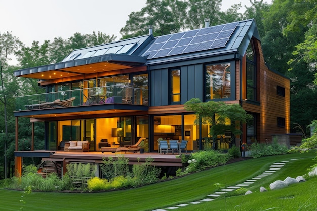 A netzero energy family home equipped