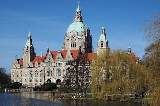 Neues Rathaus in Hanover Duitsland