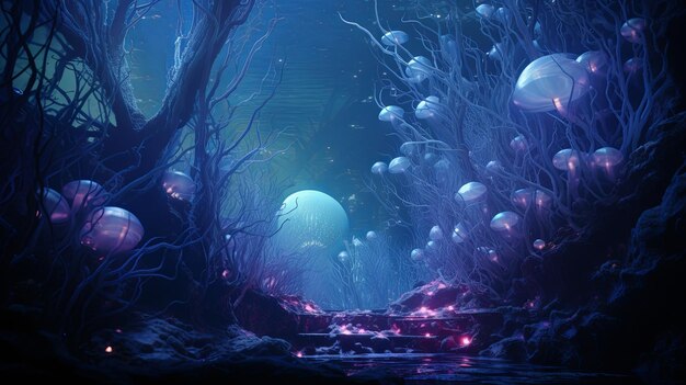 Neural bioluminescent depths