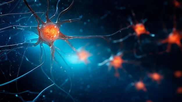 Нейронная цепь в мозгу Генеративный ИИ