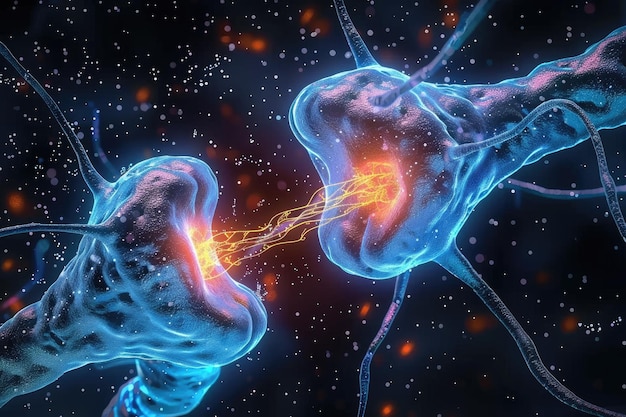 Neural connection nerve synapse intricate junction where nerve cells communicate essential for transmitting signals throughout the nervous system