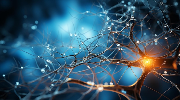 neural connections HD 8K wallpaper Stock Photographic Image