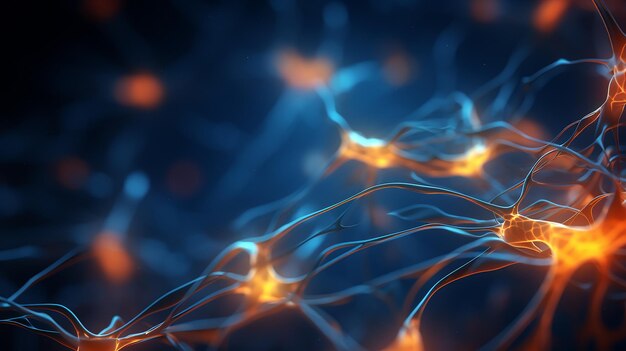 Neural Harmony Abstract 3D Pattern Background