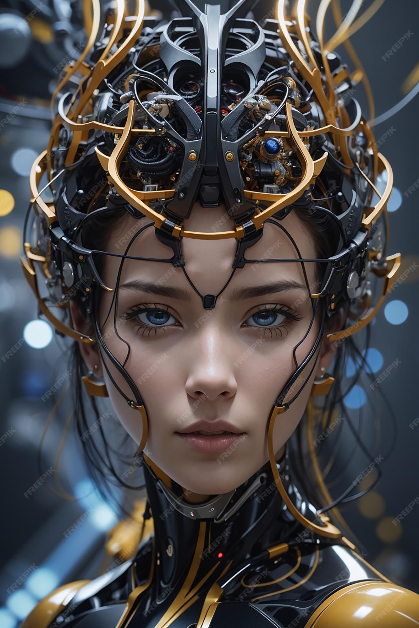 Premium AI Image | Neural Network Innovator A Futuristic Superhuman 