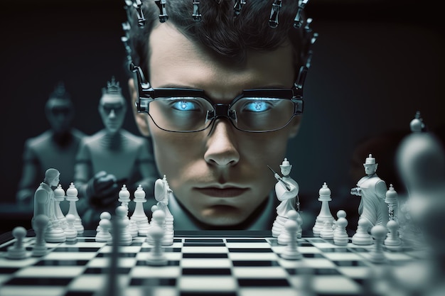 Neural network predicting the next move in a chess game