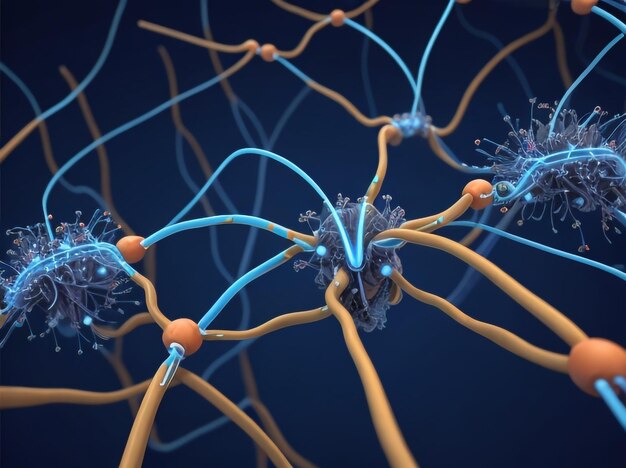 Premium AI Image  Neural Network Symphony