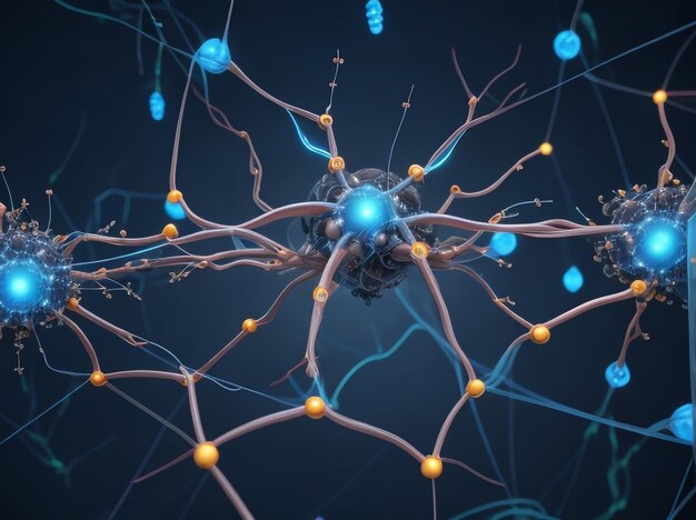 Premium AI Image  Neural Network Symphony