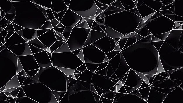 neural patterns network artificial intelligence on black white background neural interface aesthetics different designs machine network neurons elements fractals texture waves blockchain database