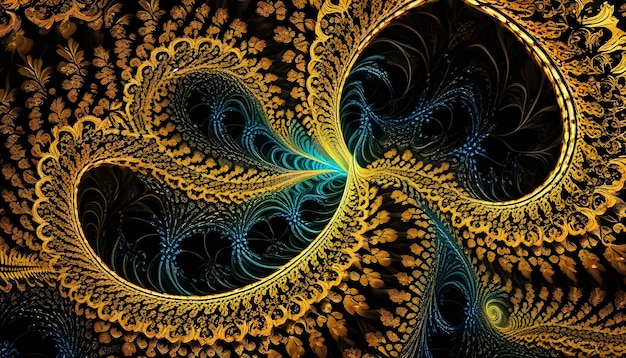 Neural patterns shocking design elements such as fractals