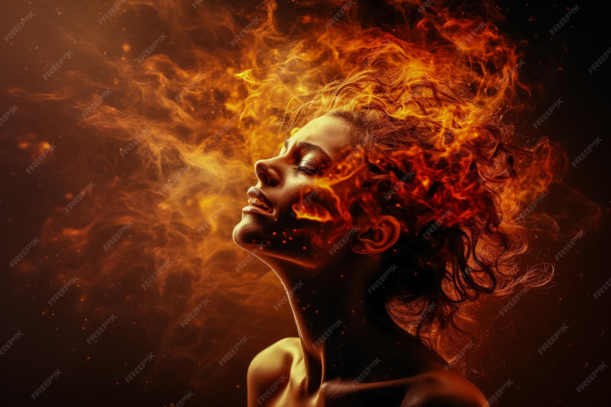 Premium Photo The neurological burning sensation in the human brain Premium Photo The neurological burning sensation in the human brain