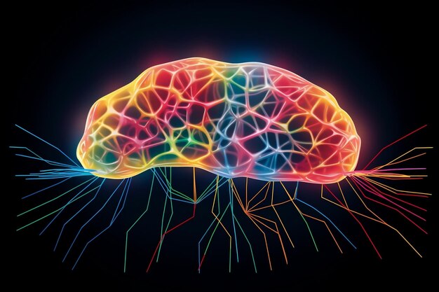 Neurologie Conceptuele afbeelding Generatieve AI