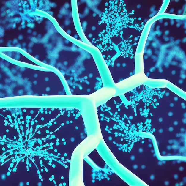 Neuron cell network model Generative AI
