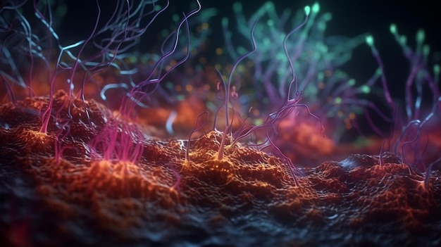 Neuron cells in the brain Neuron cells in human braingenerative ai
