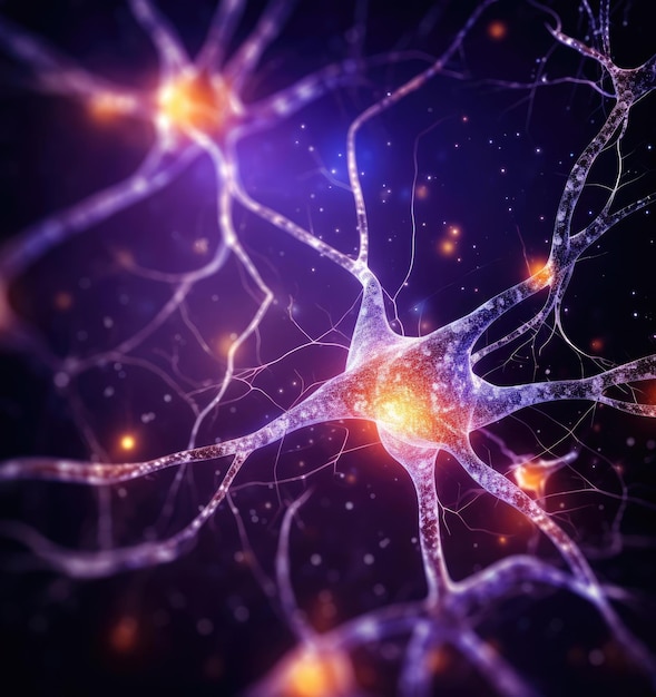 Neurons in the brain