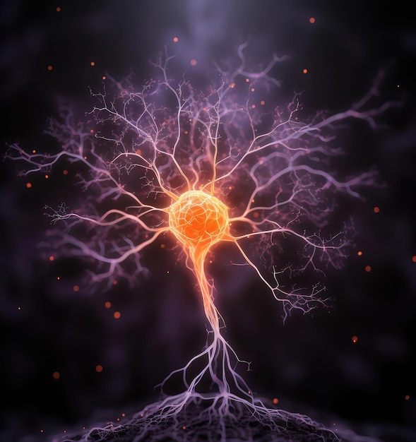 Neurons in the brain