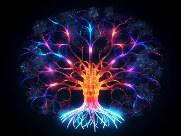 Neurons and nervous system tree