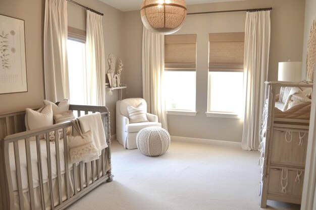 NeutralToned Nursery Room