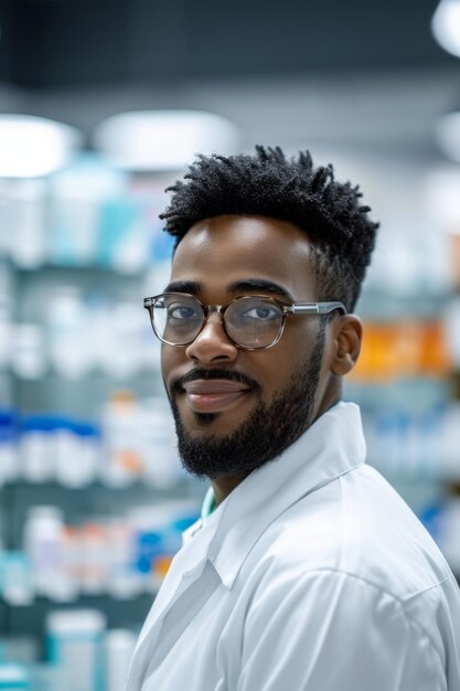 Never fear your pharmacist is here Cropped shot of an attractive young male dark skinned