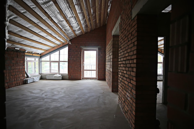 New apartment repairs attic