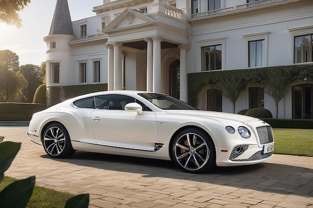 The New Bentley Continental GT luxury sport car and beautiful pretty