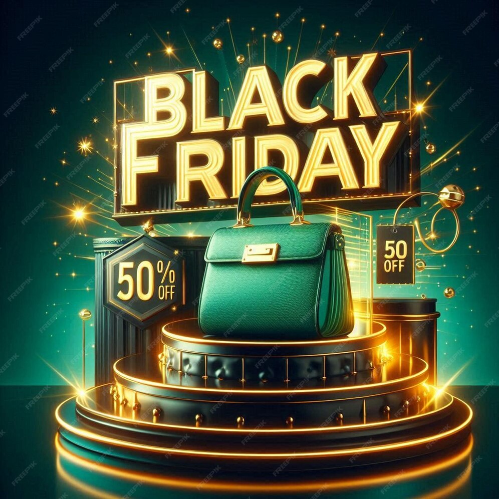 New Black Friday background 2024 Premium AIgenerated image