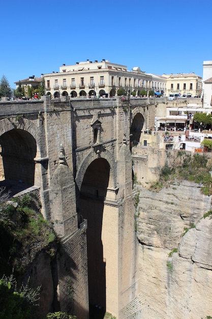 New Brigde of Ronda (Malaga) 말라가시의 가장 상징적 인 기념물입니다.